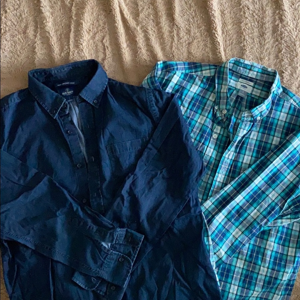 Old Navy Men’s long sleeved shirts